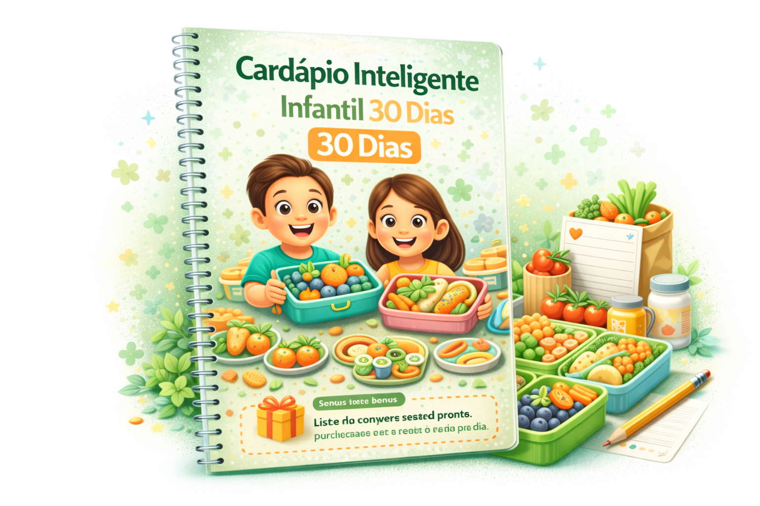 Cardápio 30 Dias Mockup